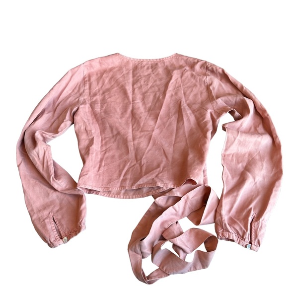 Marine Layer Tops Marine Layer Carmen Wrap Top - Picture 3 of 7